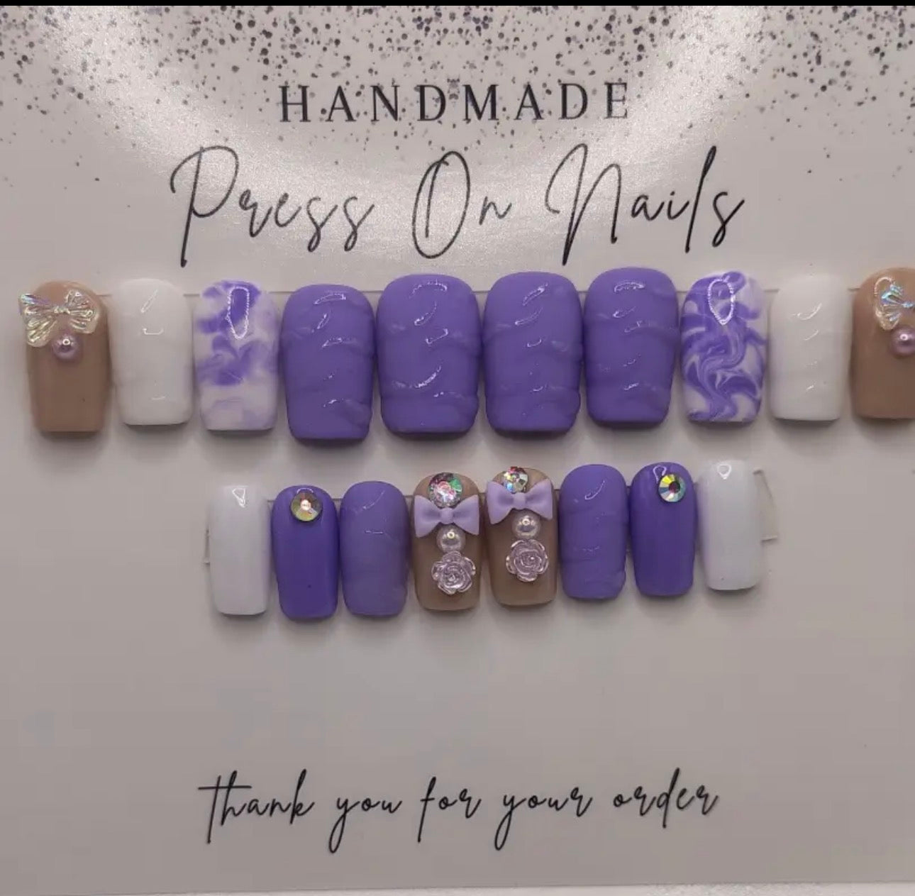 Sweet nail drip (Gel press on nails)