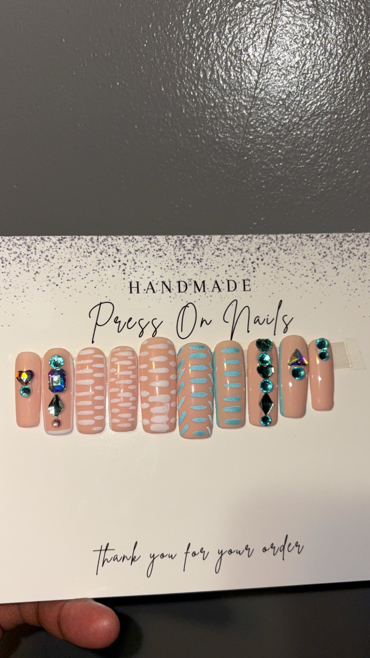 Sweet nail drip (Gel press on nails)