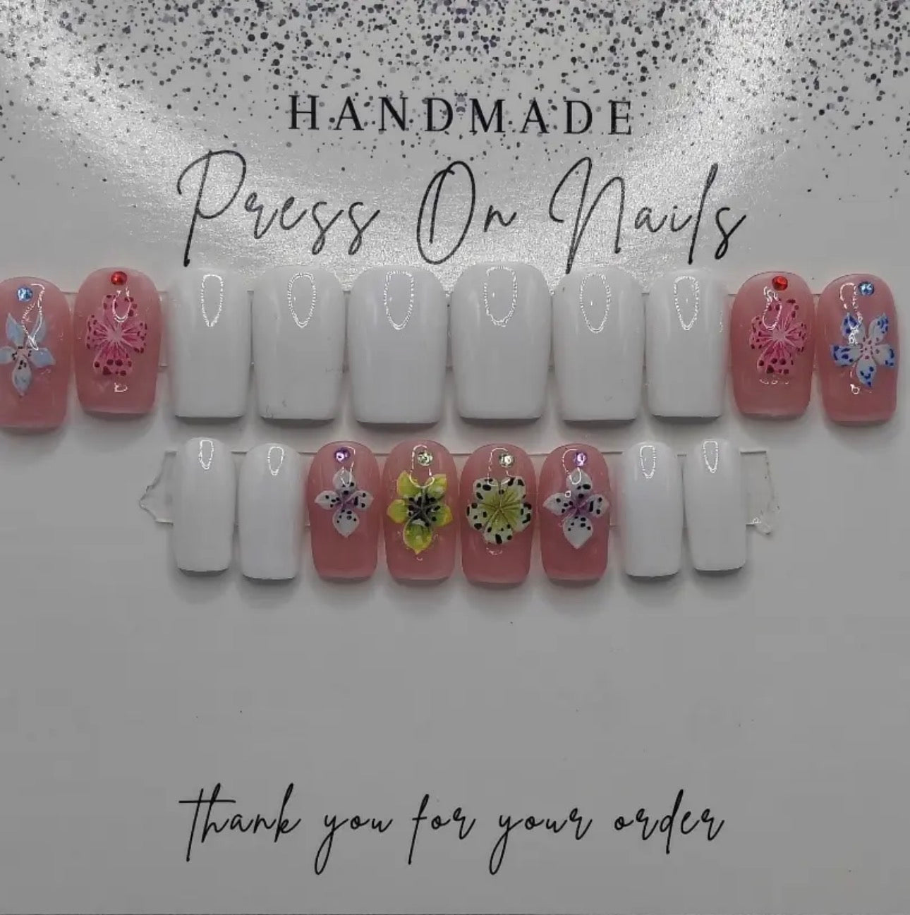 Sweet nail drip (Gel press on nails)