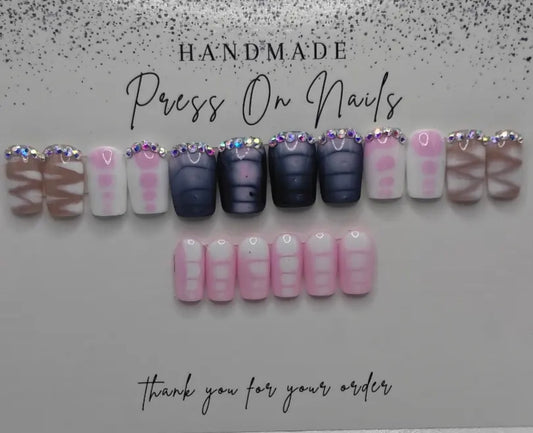 Sweet nail drip (Gel press on nails)