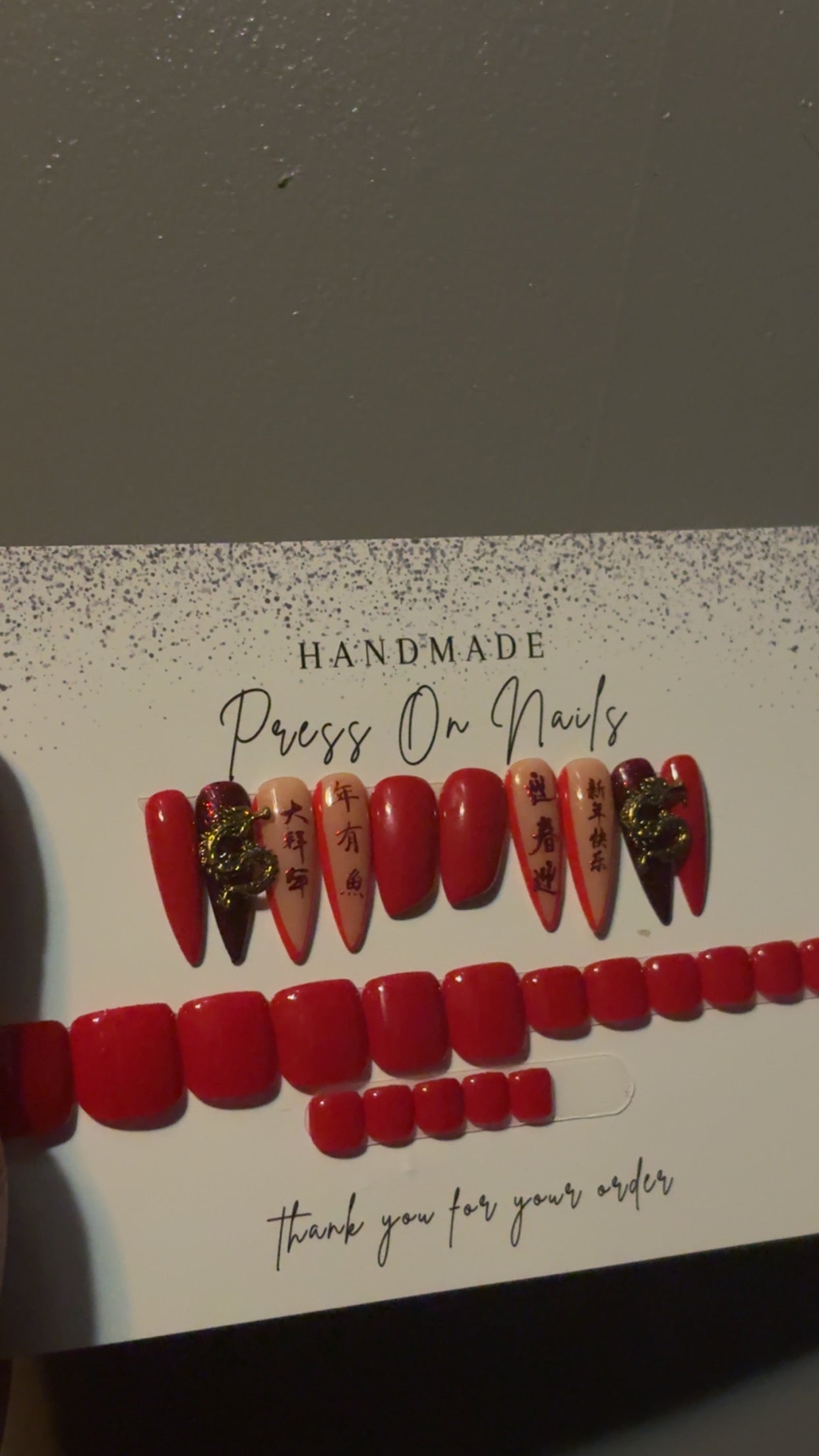 Sweet nail drip (Gel press on nails)