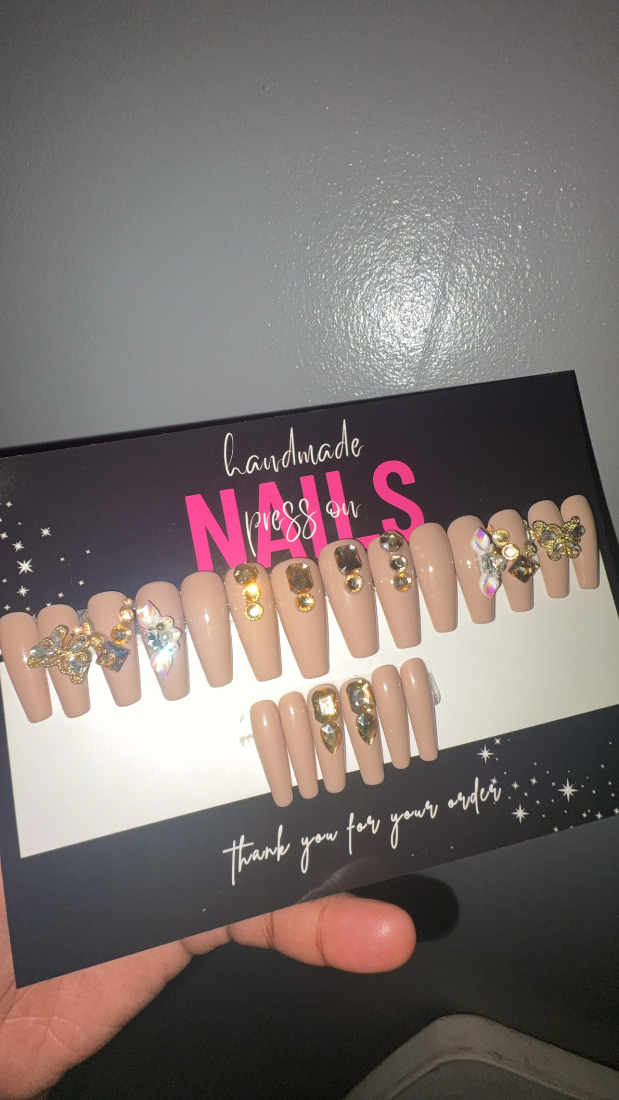 Sweet nail drip (Gel press on nails)